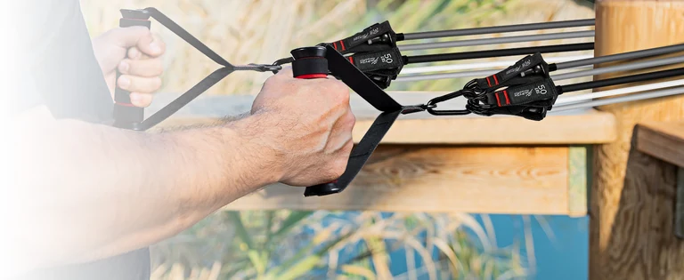 Close view of HPYGN handle and clip connections